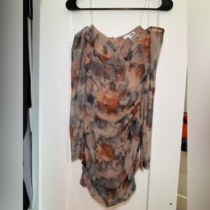 Fashion Nova Long Sleeve Dress - Brown